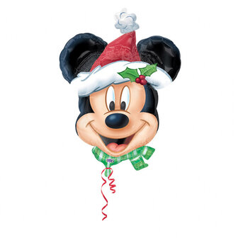 Anagram Mickey Kerst SuperVorm Folie Ballon 69cm