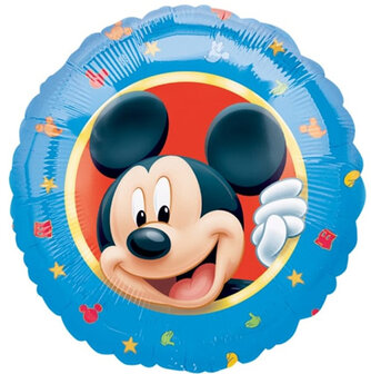 Anagram Mickey Mouse Blauw Folie ballon 45cm