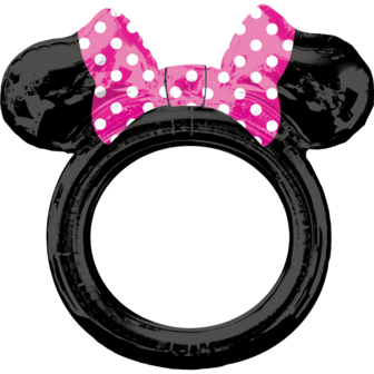 Anagram Minnie Mouse Oren Selfie Fotoframe Folieballon 