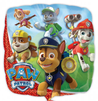 Anagram Paw Patrol Vierkante Folie Ballon 45cm