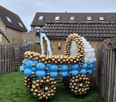 Kinderwagen Baby Jongen Ballondecoratie