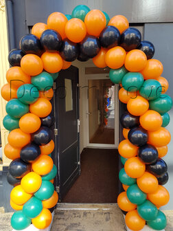 Ballonnenboog Standaard met Pijlpatroon Enkeldeurs Clusters van 4 