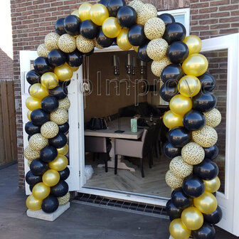 Ballonnenboog Standaard met Dierenprint Enkeldeurs Clusters van 4