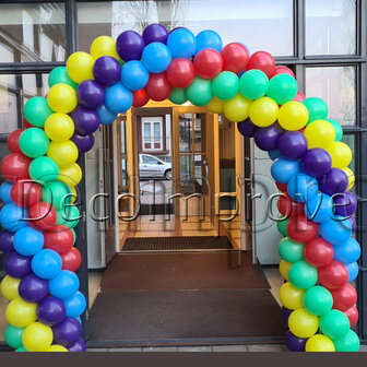 Ballonnenboog Donkere regenboog Standaard Enkeldeurs Clusters van 5