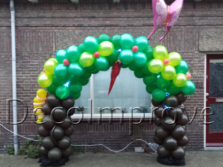 Ballonnenboog Jungle Boom inclusief Jungledieren Enkeldeurs