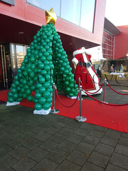 Kerstboom Tunnel Ballonnenboog