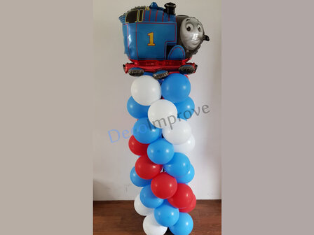 Ballonnenpilaar Standaard Thomas het Stoomlocomotiefje