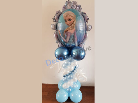 Ballonnenpilaar Standaard Mini Frozen Anna en Elza