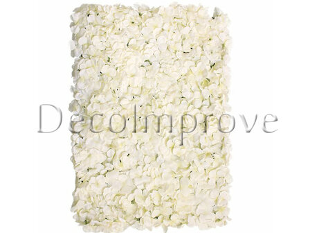 Creme Bloemen Flowerwall Bloemen Wand