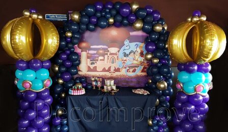 Aladdin Agrabah Backdrop 200x200cm Verhuur