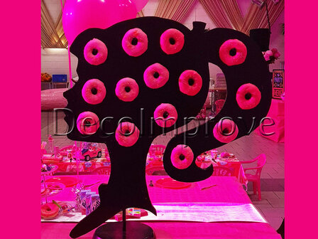 Donutwall Zwart Pop 14 Donuts