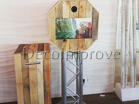 Photobooth Zuil Hout