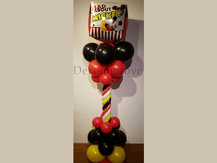Ballonnenpilaar Luxe Mickey Mouse Cubez