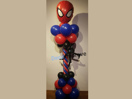 Ballonnenpilaar Luxe Spiderman 