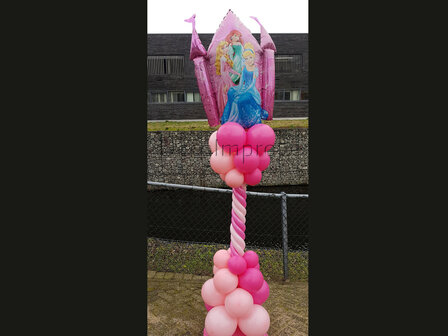 Ballonnenpilaar Luxe Disney Prinsessen Kasteel