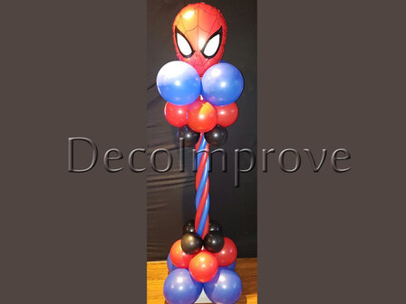 Ballonnenpilaar Luxe Spiderman