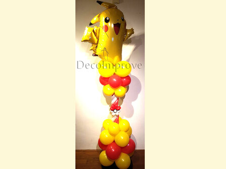 Ballonnenpilaar Luxe Pokemon Pikachu