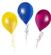 Helium Ballon Los Standaard kleur 30cm