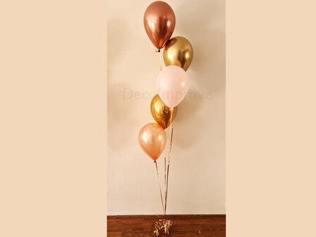 Pick&amp;Mix Tros Helium Ballonnenboeket met 5 Ballonnen