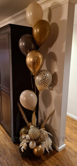 A touch of Brown Luxe Ballonnenboeket Helium Ballonnentros