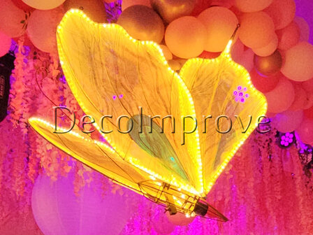 Vlinder met Licht Bewegend 100cm