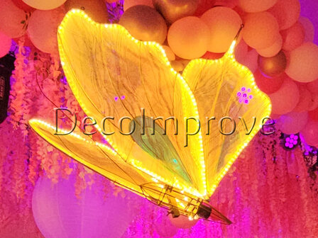 Vlinder met Licht Bewegend 100cm
