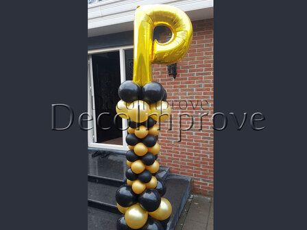 Ballonnenpilaar Deluxe Letter &#039;P&#039; 