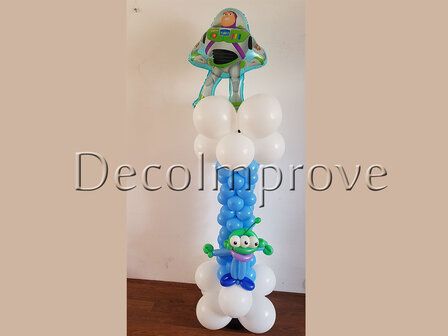 Ballonnenpilaar Deluxe Toy Story Buzz Lightyear