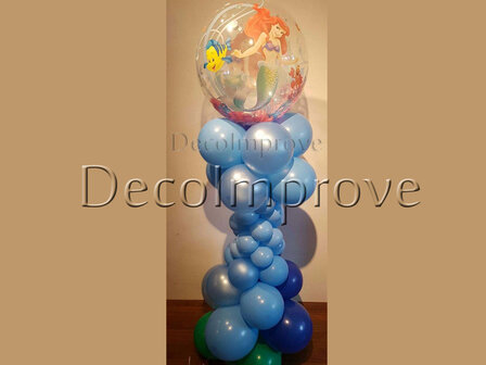 Ballonnenpilaar Deluxe De Kleine Zeemeermin