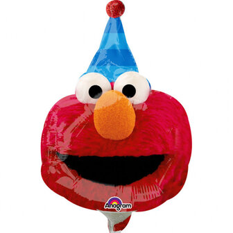 Anagram Sesamstraat Elmo en Koekiemonster MiniShape Folie Ballon 27cm