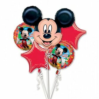 Anagram Mickey Mouse Folie Ballonnenboeket 5st