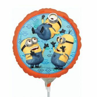 Anagram Minions Rond MiniVorm Folie Ballon 22cm