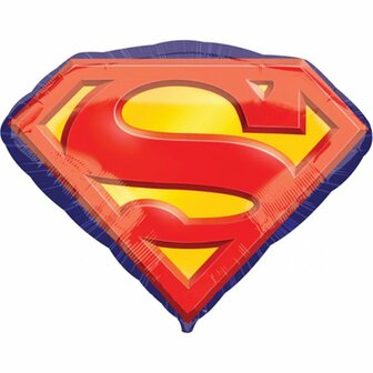 Anagram Superman Logo SuperVorm Folie Ballon 66cm