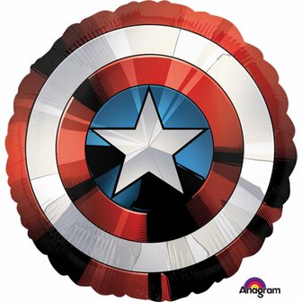 Anagram Avengers Schild Captain America Folie Ballon 71cm
