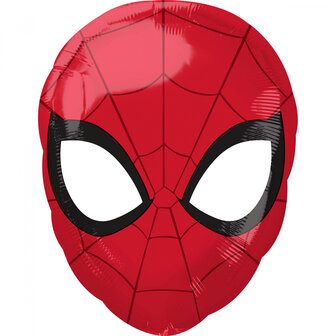 Anagram Spiderman Hoofd JuniorVorm Folie Ballon 43cm