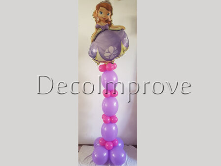 Prinses Sofia Helium Ballonnenpilaar