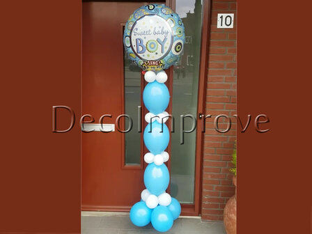 Baby Jongen Sing-A-Tune Helium Ballonnenpilaar