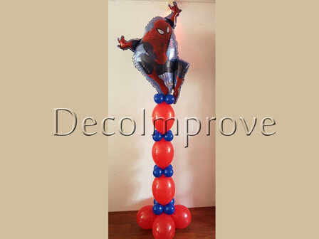 Spiderman Helium Ballonnenpilaar