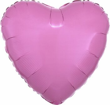 Anagram Roze Hart Folie Ballon 45cm