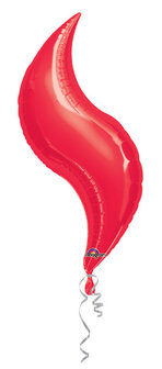 Anagram Rood Curve Folie Ballon 106cm