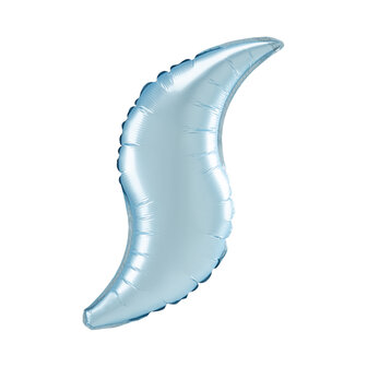 Anagram Satijn Blauw Curve Folie Ballon 71cm