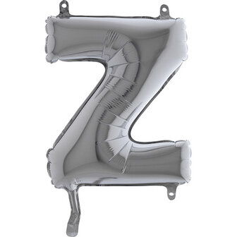 Grabo Zilver Letter &#039;Z&#039; Folie Ballon 35cm