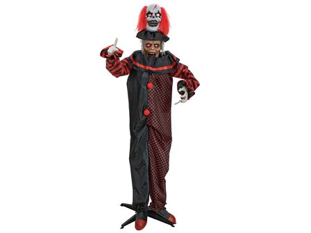 Zombie Clown Animatron Bewegend Figuur