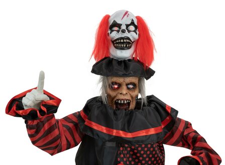 Zombie Clown Animatron Bewegend Figuur
