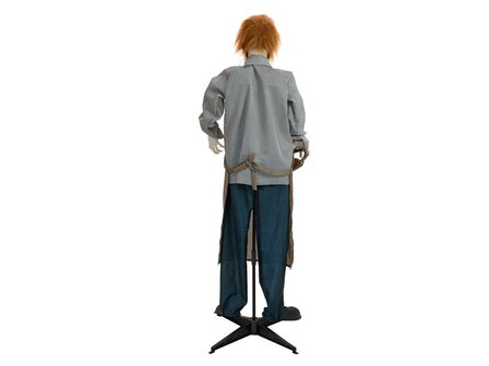 Zombie met Kettingzaag Animatron Bewegend Figuur