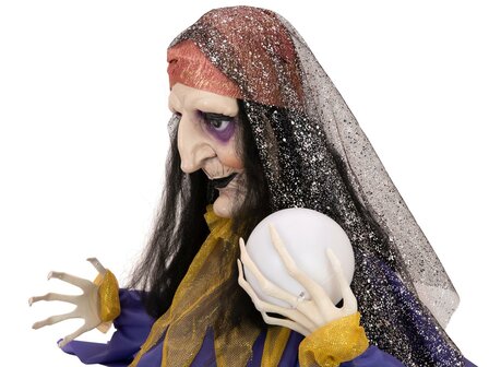 Waarzegster Animatron Bewegend Figuur