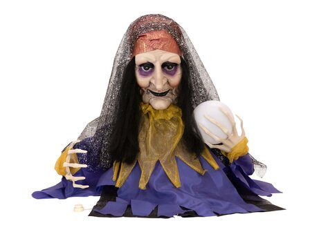 Waarzegster Animatron Bewegend Figuur