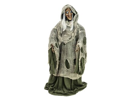 Groene Heks Animatron Bewegend Figuur