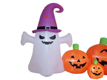 Spook met Pompoenen Opblaasbaar