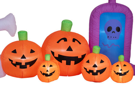Spook met Pompoenen Opblaasbaar